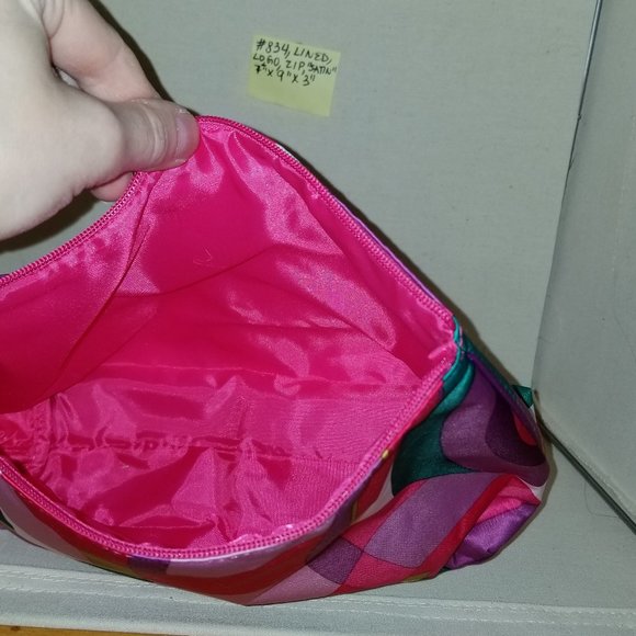 #834 NWOT RARE Clinique Tracy Reese Cosmetic Bag! - Picture 8 of 10